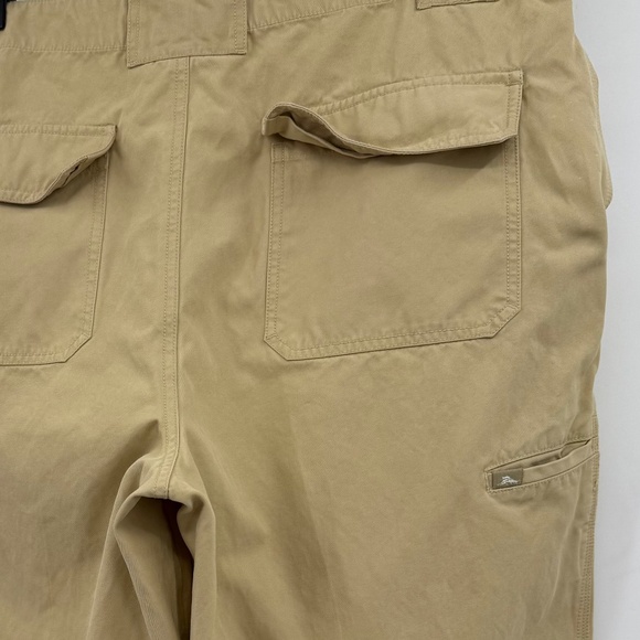 Tommy Bahama Pants Men 34 Beige Silk Blend Relax Resortwear Straight Leg - Picture 6 of 15